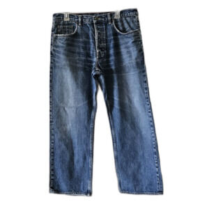 Banana Republic Men’s Cotton Denim Blue Jeans Size 34 W 30 L Button Closure